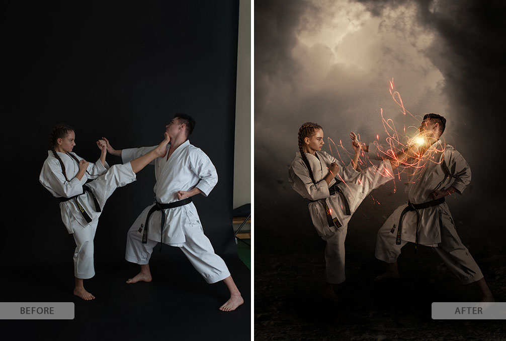 Photo retouch – Martial arts