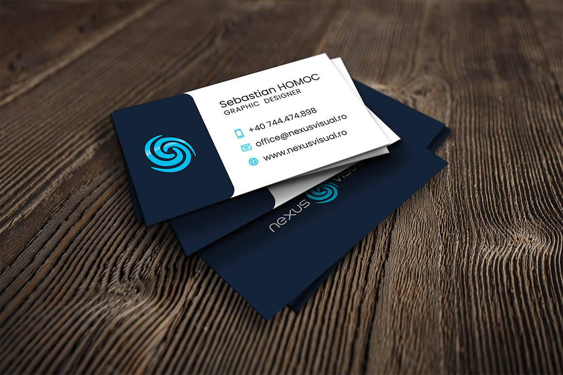 Business cards – mockup – Nexus Visual