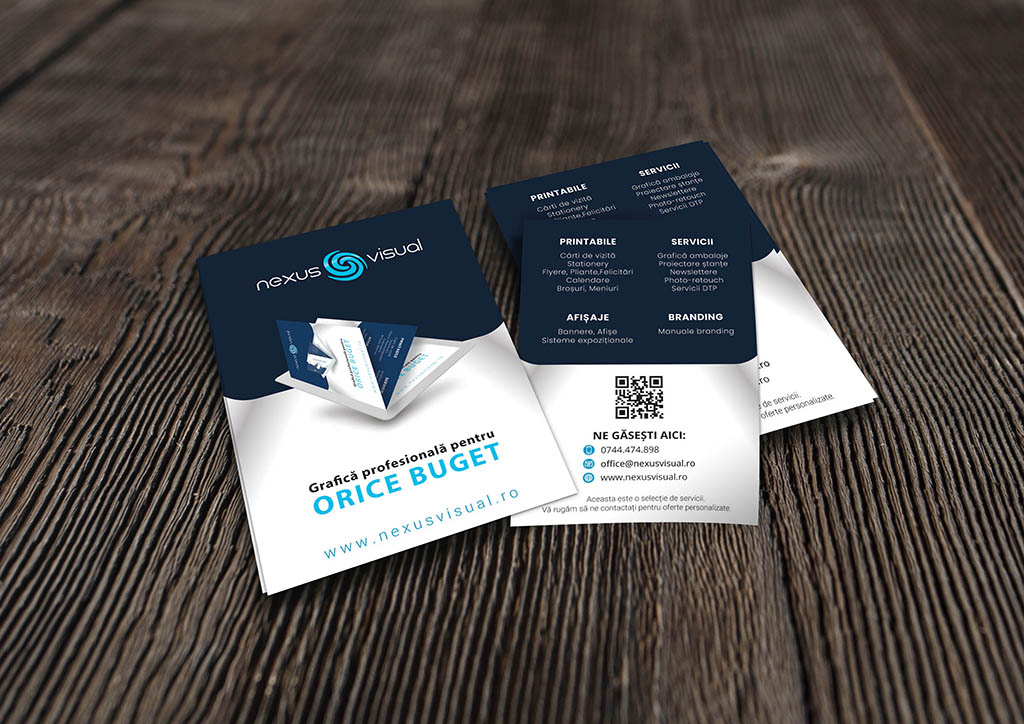 Flyer A6 – mockup – Nexus Visual