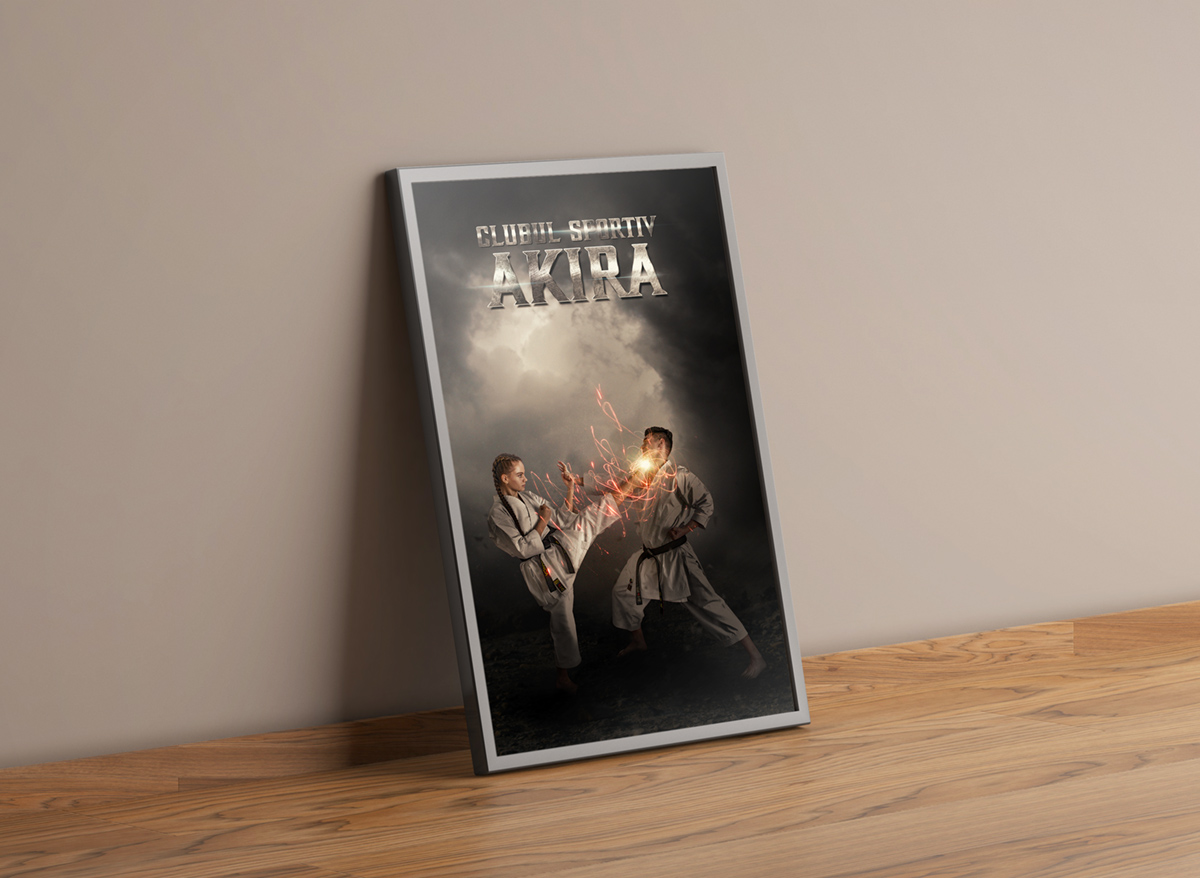 Poster – mockup – Martial arts